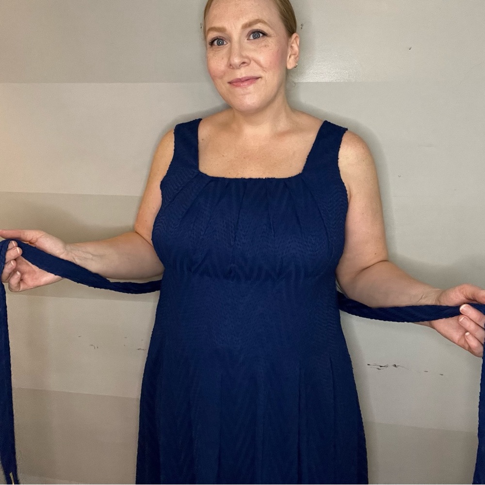 Beautiful blue Adrianna Papell Woman dress size 16W